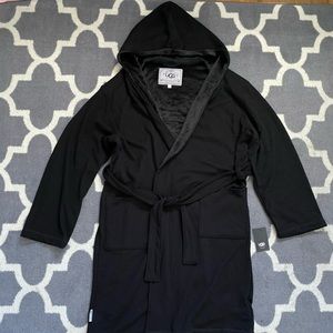 NWT UGG men’s Brunswick black long robe - L/XL
